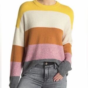 Madewell Colorful Striped Women's Sweater XS
